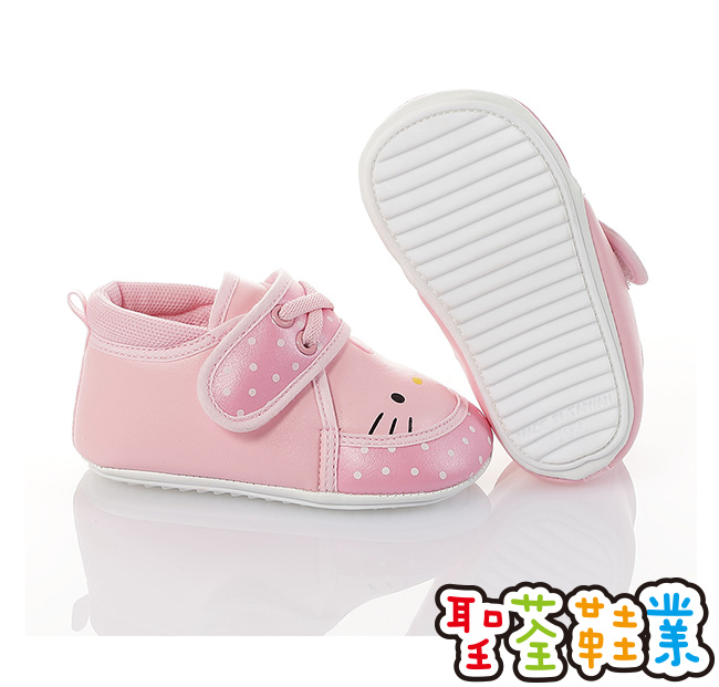 HelloKitty童鞋 點點系列 輕量柔軟減壓寶寶學步鞋-粉