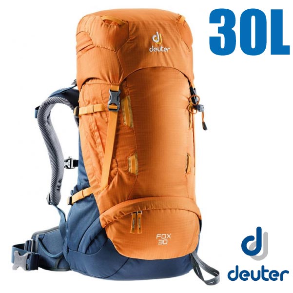 德國 Deuter Fox 30+4L 專業輕量拔熱透氣背包_芒果黃/暗藍