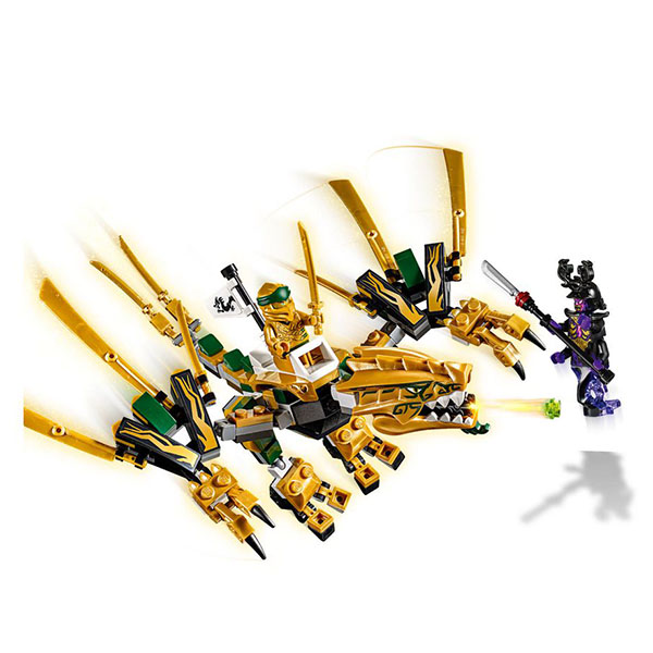 【LEGO樂高】NINJAGO忍者系列 70666 黃金龍