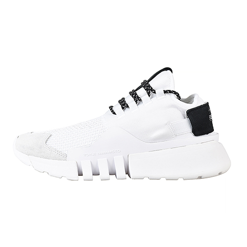 adidas Y-3 AYERO 印花LOGO不織布運動鞋(白/男)