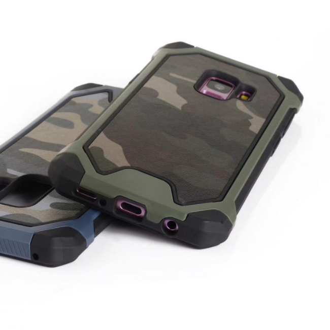 PKG 三星S9 抗震防摔保護殼(防摔系列-迷彩綠