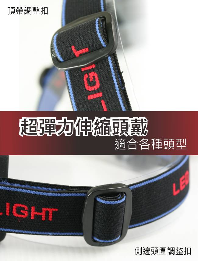 KINYO 探索王LED雙T6強光頭燈(LED-730)1500流明