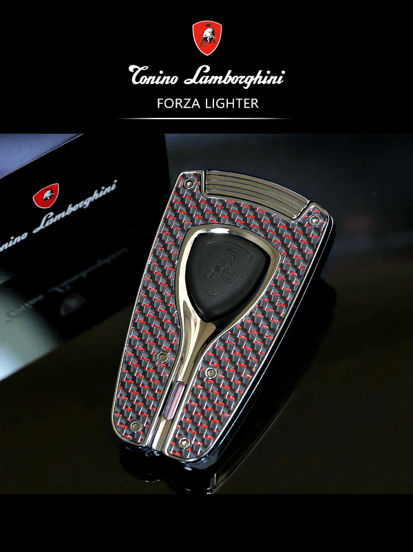 藍寶堅尼Tonino Lamborghini FORZA LIGHTER打火機(紅黑格)