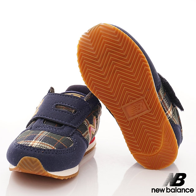 NewBalance 220格紋運動款 GCI深藍(小童段)