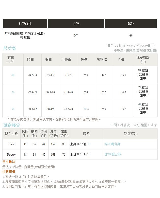 高彈力側邊配條舒適瑜珈褲-OB大尺碼