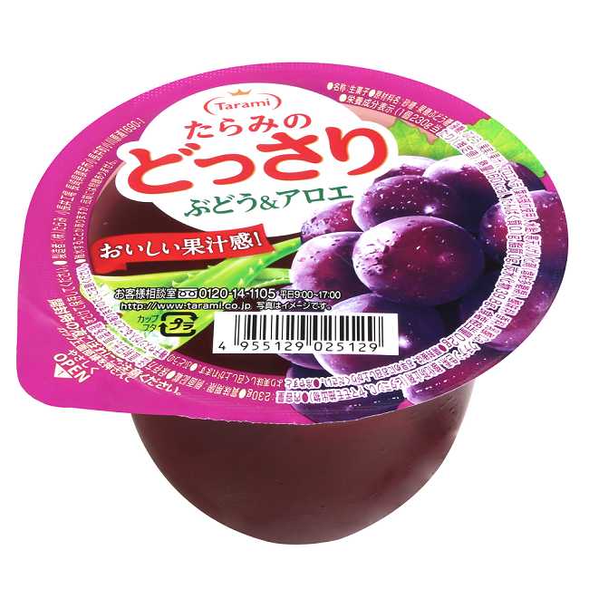 Tarami 達樂美果凍-葡萄蘆薈口味(230g)