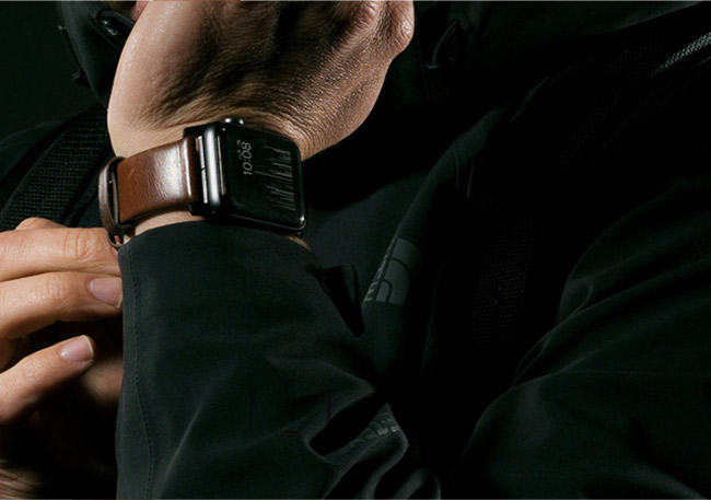 美國NOMADxHORWEEN皮革 Apple Watch 42/44mm錶帶-摩登款
