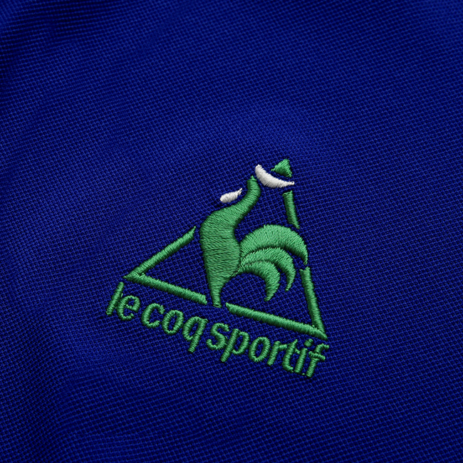 le coq sportif 法國公雞牌短袖POLO衫 男-寶藍