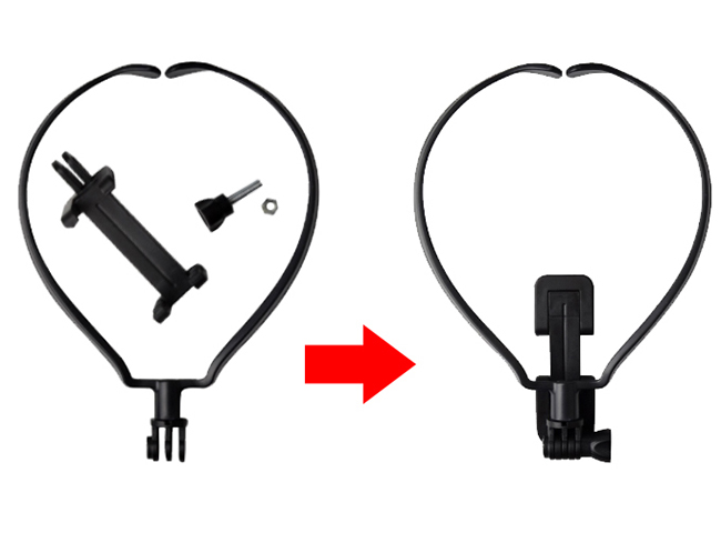 GoPro運動相機/手機 專用 項圈支架 (含手機夾)