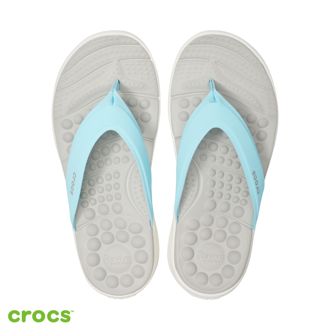 Crocs 卡駱馳 (女鞋) Reviva 女士人字拖 205473-4S3