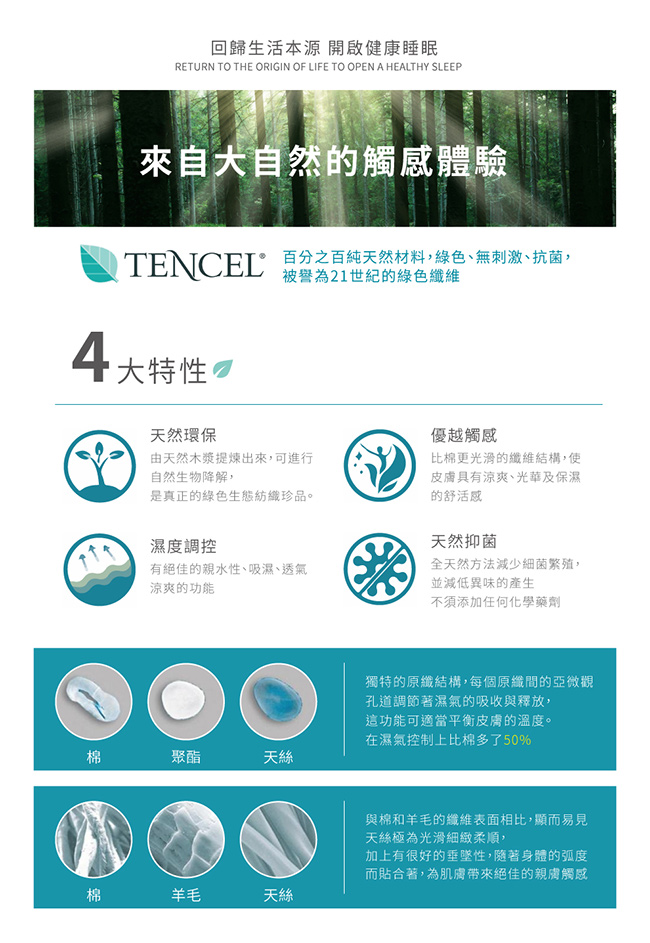 Betrise雙面伊人 環保印染德國防蹣抗菌天絲四季被5X6.5尺(加碼贈天絲枕套X2)