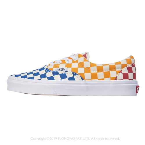 (男)VANS Era 撞色棋盤格綁帶休閒鞋