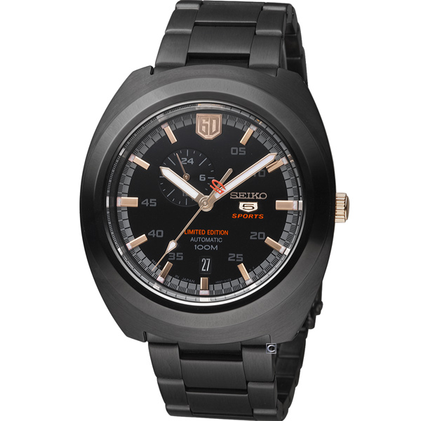 SEIKO 精工5號盾牌60周年紀念款(SSA315J1)-黑