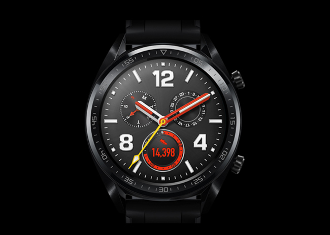 HUAWEI Watch GT 運動智慧手錶 (馬鞍棕皮膠錶帶)