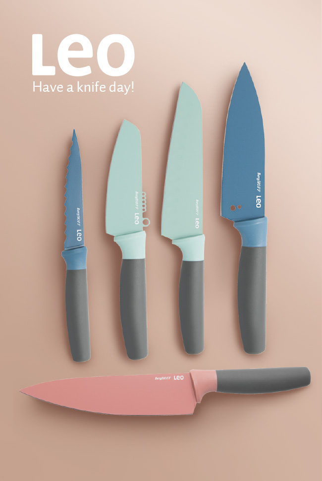 BergHOFF LEO刀具兩件組 主廚刀 蔬菜刀