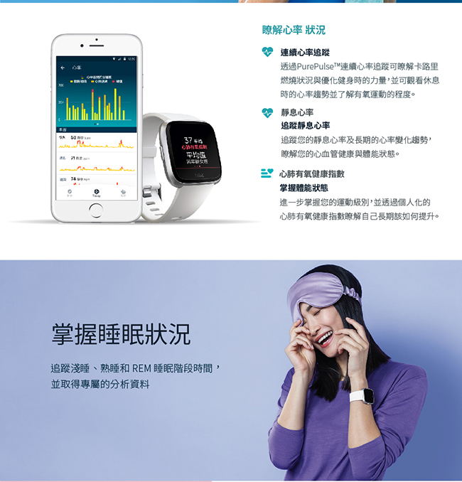 Fitbit Versa Lite 智慧手錶 輕量版