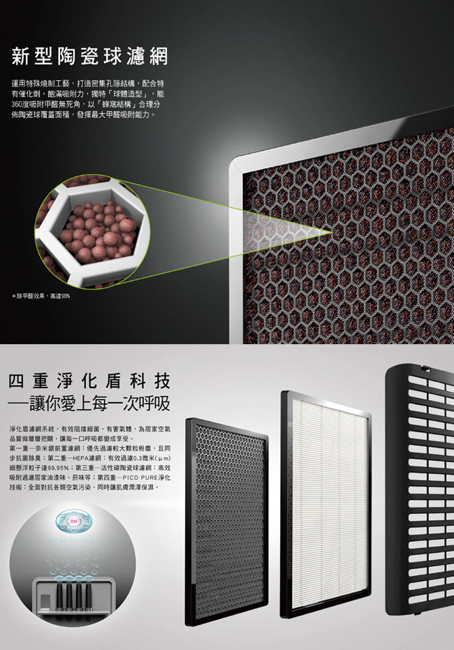 ARKDAN10坪空氣清淨機-柏金色