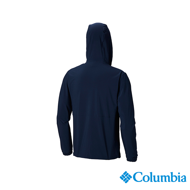 Columbia 哥倫比亞 男款-UPF50防潑防曬外套-深藍UAO06390NY