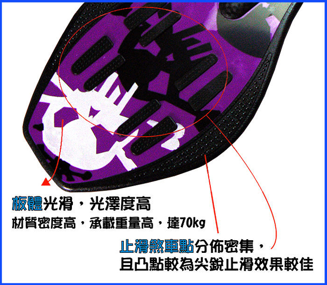 【Snake board】滑行少年蛇板-ABS入門板(神秘紫)