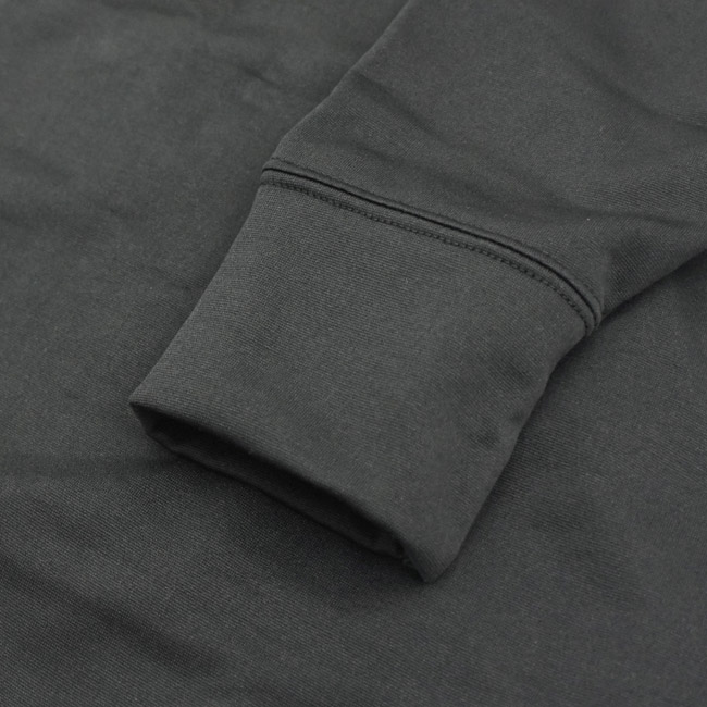 型男刷毛蓄熱保暖長袖圓領休閒T-黑(超值3件組)TELITA