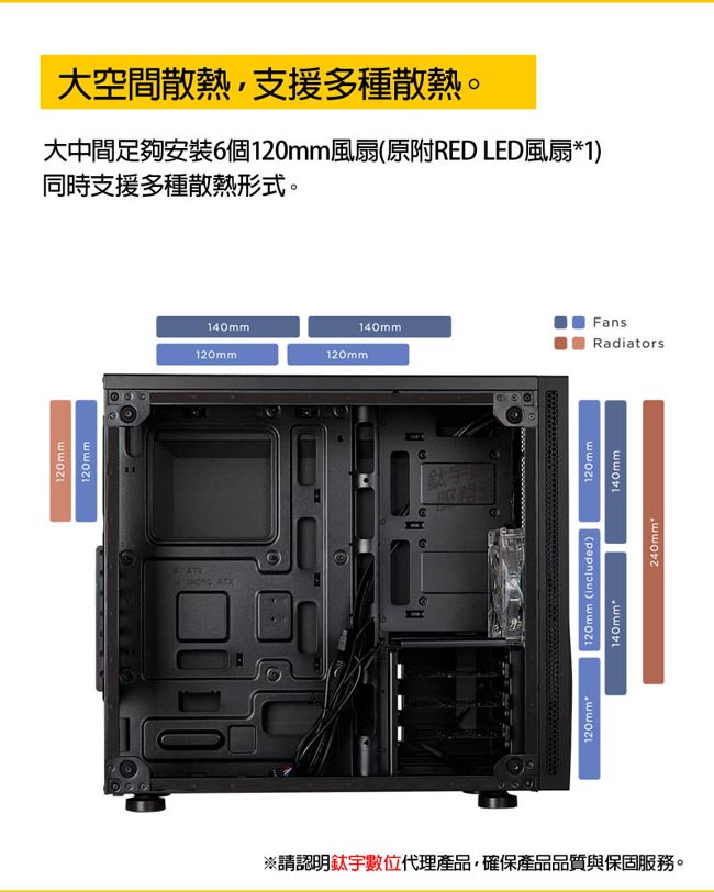 【CORSAIR海盜船】Carbide Series®SPEC-05 透明側板／中塔電競機殼-黑色