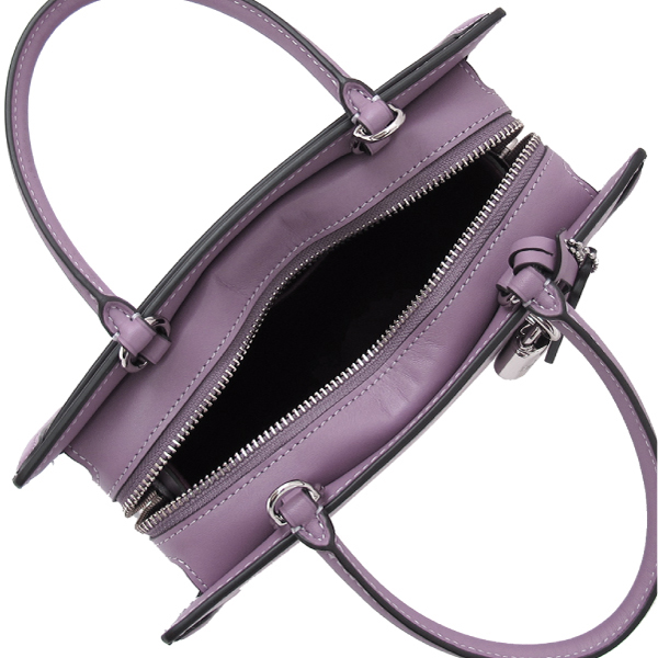 COACH 小牛皮 / ZORE CARRYALL 手提兩用包(小款/粉紫)