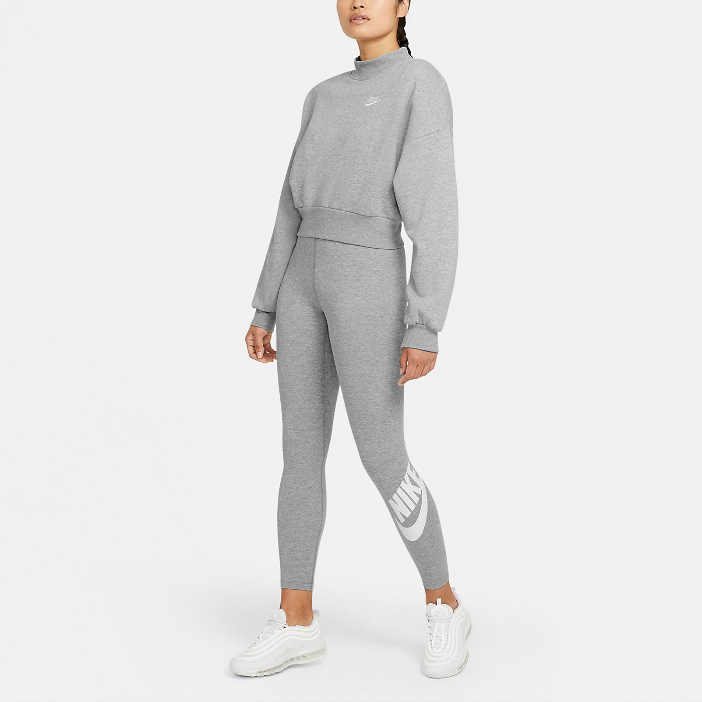 Nike As W Nsw Essential Lggng Ft [CZ8529-010] 女緊身褲棉質高腰黑, NIKE