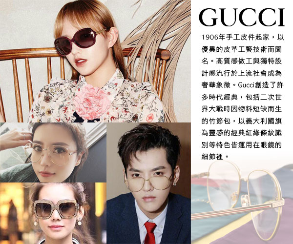 GUCCI太陽眼鏡 典雅女神款/琥珀 #GG1042S BGJHM