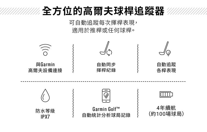 GARMIN Approach CT10 揮桿追蹤系統(完整套組)