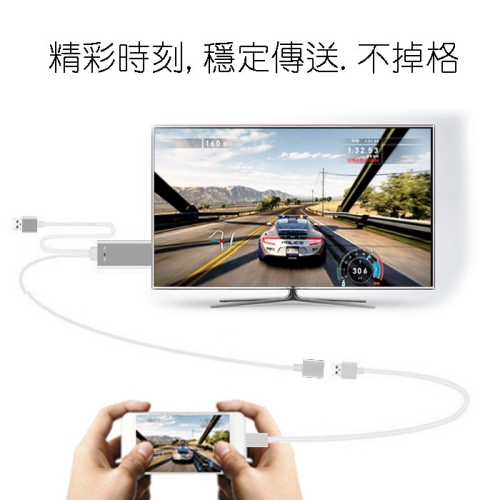 Apple iPhone/iPad Lightning - HDMI 電視輸出線