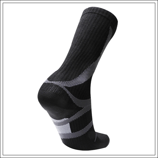 本之豐 萊卡繃帶加壓抗菌消臭男性半統運動襪-6雙(加大尺碼可穿)