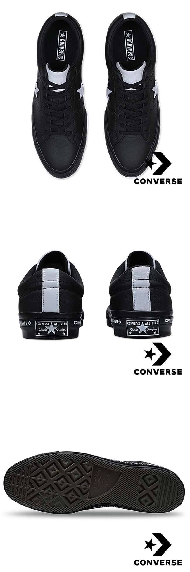 CONVERSE-男休閒鞋159721C-黑