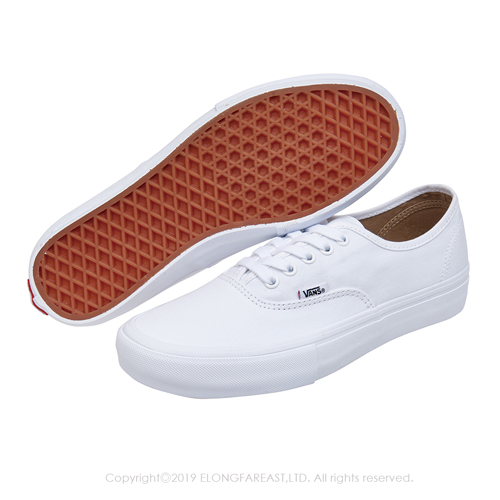 (男)VANS Authentic Pro 經典素色休閒鞋*白色