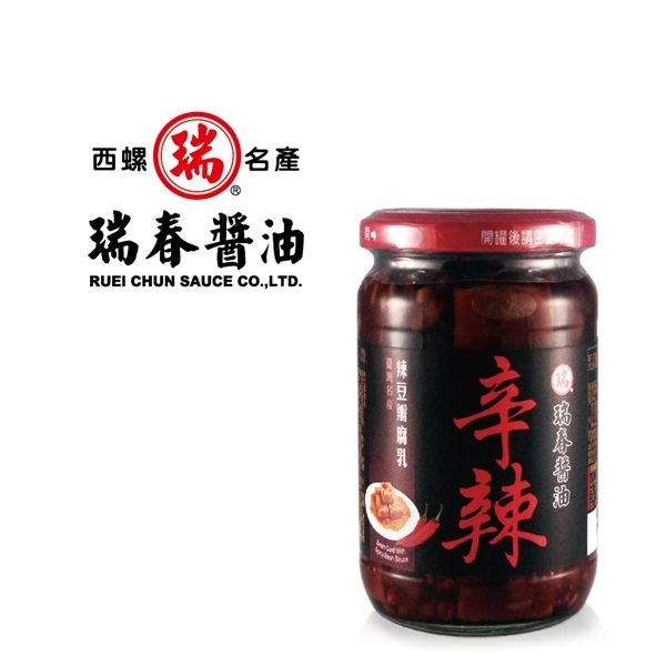 瑞春 辛辣豆腐乳(380g/罐，共6罐)