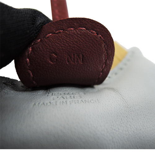 HERMES 小羊皮手工馬兒吊飾(小/淺灰)