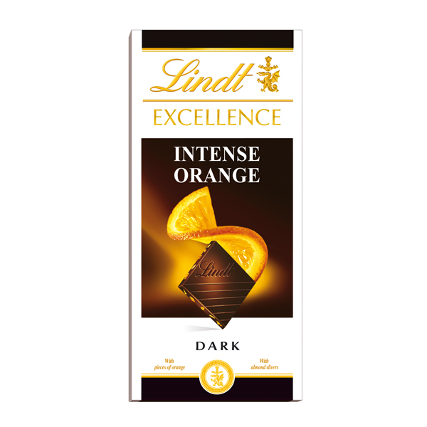 Lindt 瑞士蓮 極醇系列香橙口味黑巧克力(100g)
