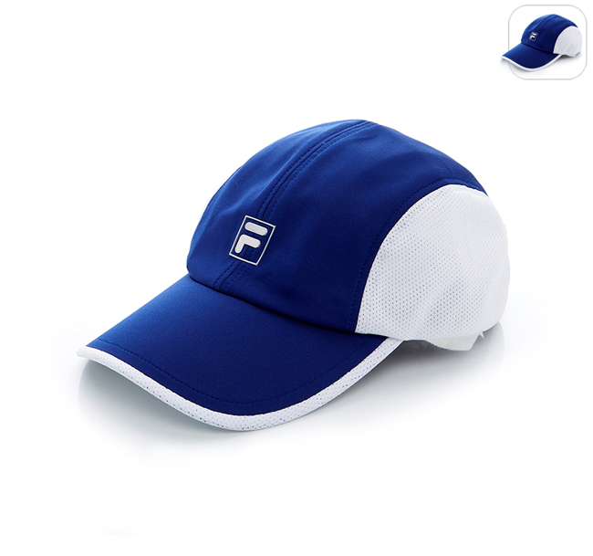 FILA 時尚運動軟帽-藍 HTT-1006-BU