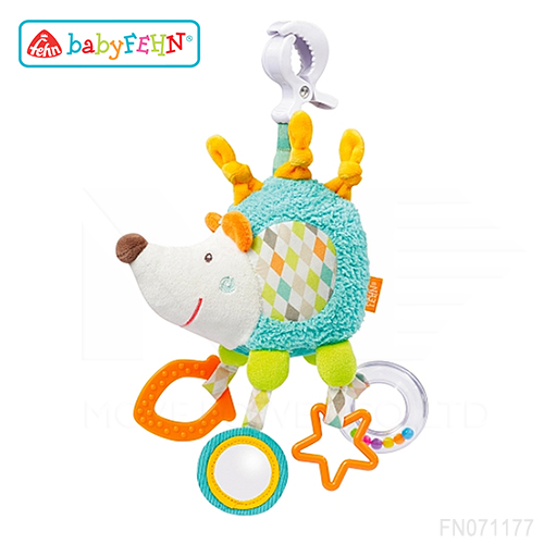 【任選】德國《baby FEHN 芬恩》沉睡森林刺蝟吊掛式布偶玩具