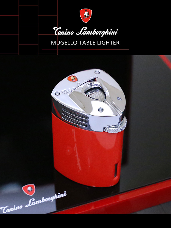 藍寶堅尼Tonino Lamborghini MUGELLO TABLE桌上型打火機(紅)