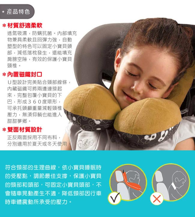 benbat 1-4歲寶寶旅遊頸枕(2款可選)