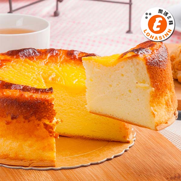 預購-樂活e棧-生日快樂造型蛋糕-岩燒起司蜂蜜蛋糕(6吋/顆,共1顆)