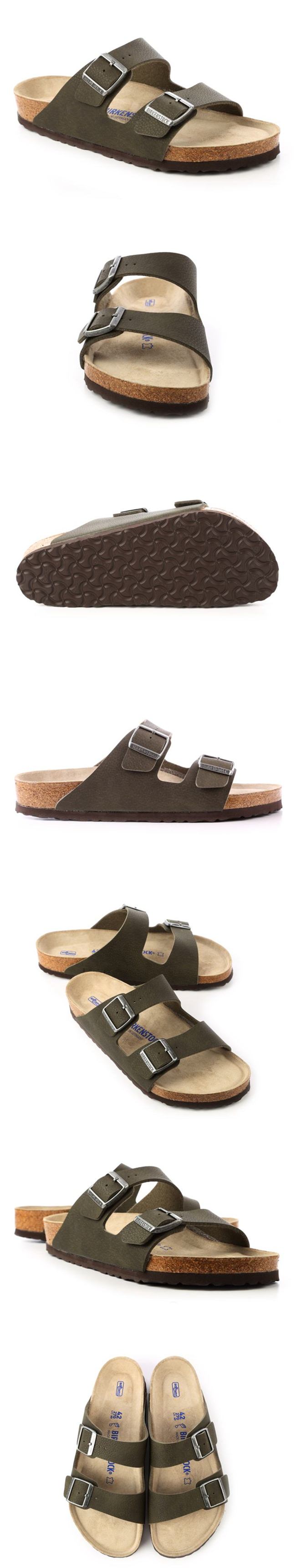 勃肯BIRKENSTOCK 1008445。ARIZONA經典二條拖鞋(橄欖墨綠)