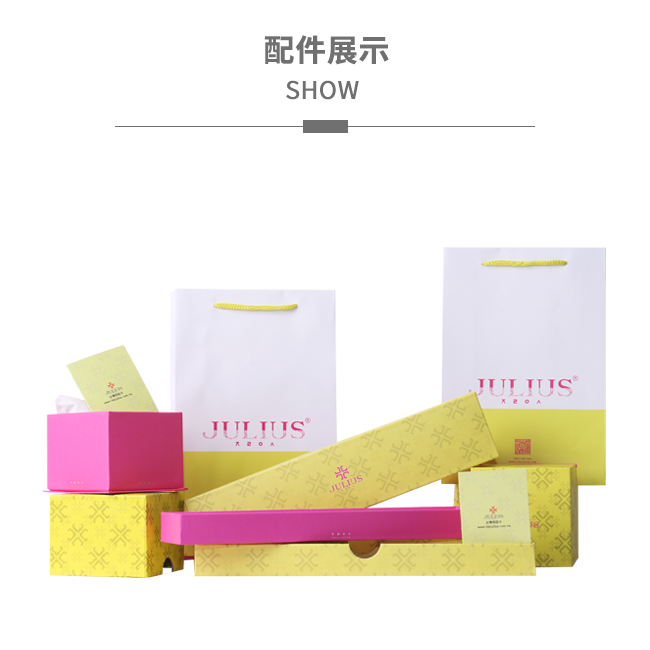 JULIUS聚利時 舞彩戀曲簡約時尚腕錶-紫紅/38mm