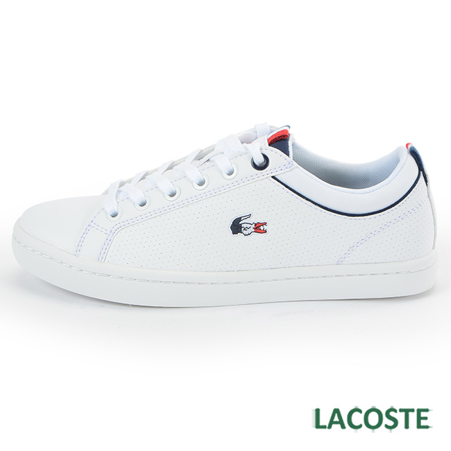 LACOSTE 女用運動休閒鞋-白