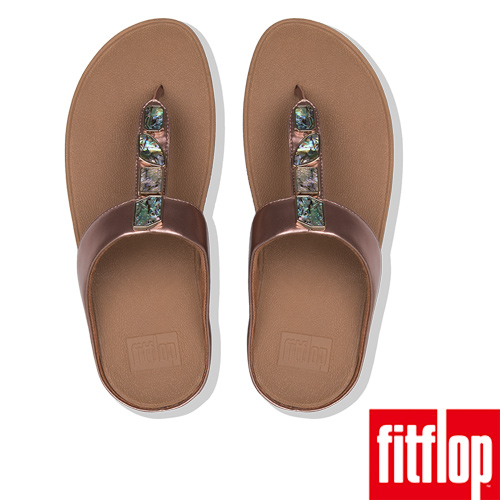 FitFlop SHELLSTONE夾腳涼鞋玫瑰金