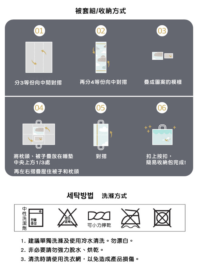 【BabyTiger虎兒寶】Myhouse韓國防蟎兒童睡袋 - 月兔藍