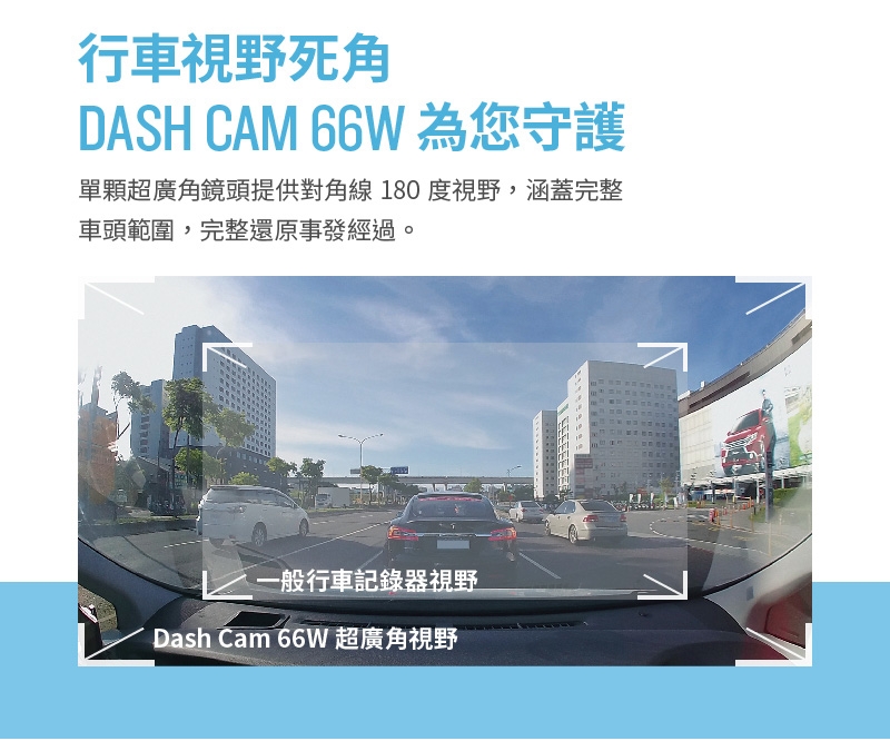 GARMIN Dash Cam 66w 1440P/180度廣角行車記錄器