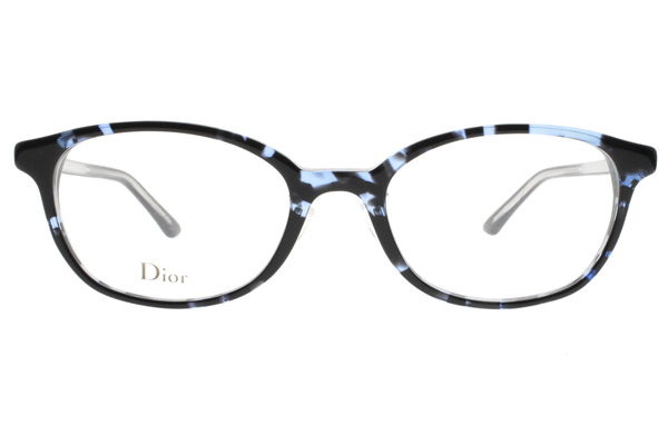 DIOR 眼鏡 名媛時尚款/琥珀藍 #MONTAIGNE28F JBW