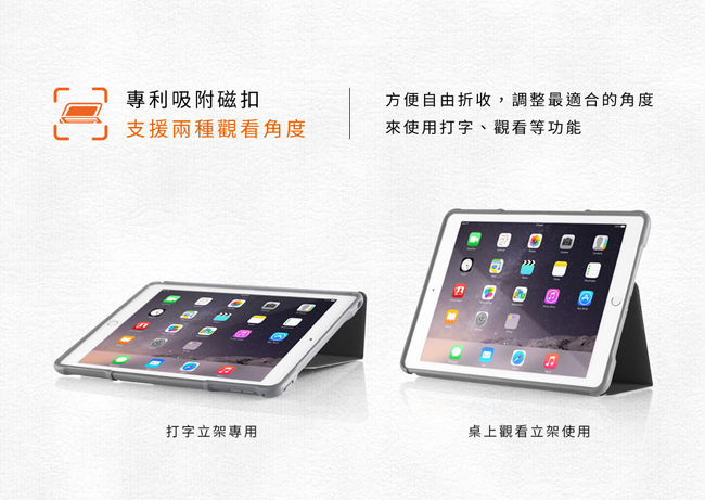 澳洲STM Dux iPad Mini 5 專用軍規防摔殼