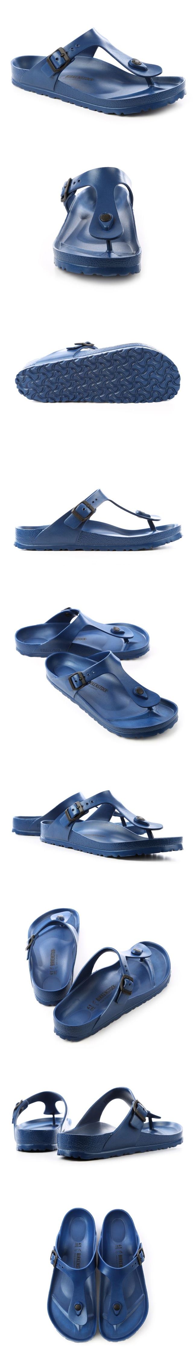 勃肯BIRKENSTOCK 128211。GIZEH吉薩 EVA夾腳拖鞋(海軍藍)